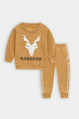 Markhor Style Fleece Fabric For Kids